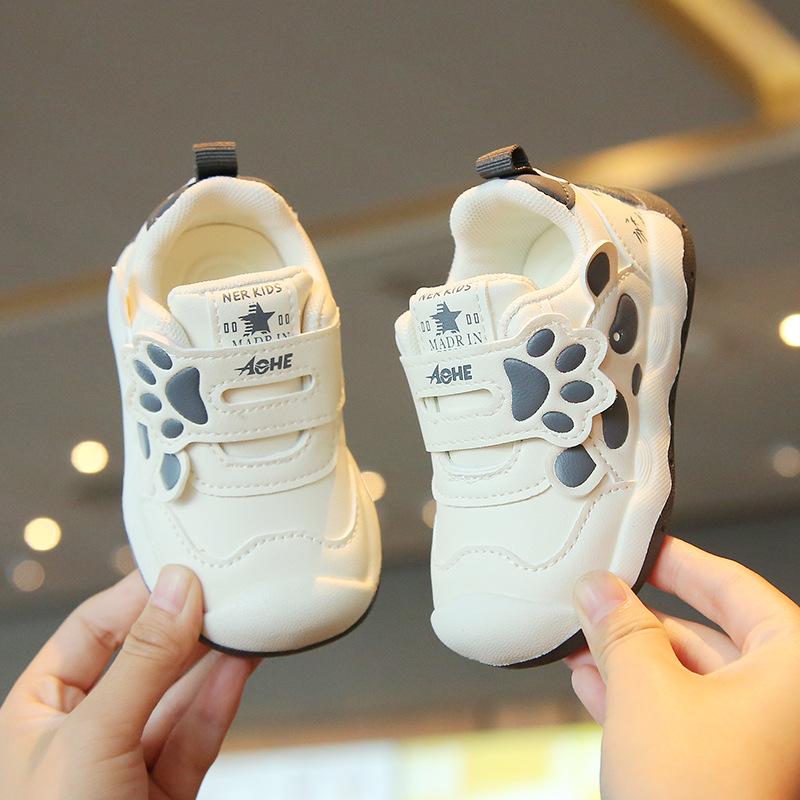 

Весенне-осенние туфли для малышей на мягкой подошве - Нескользящие, застежка на липучке, мультяшный дизайн для мальчиков и девочек 16-20 (Set of 5)