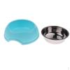 And Dog Puppy Animal Practical Stainless Steel Food Water Bowl Feed Feeder