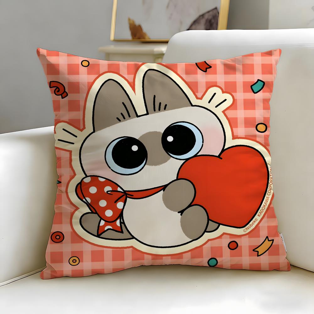 popular cartoon character Azukisan Cushion Cover Soft EasyWash Pillow Case Versatile for Couch Bed Travel and Office