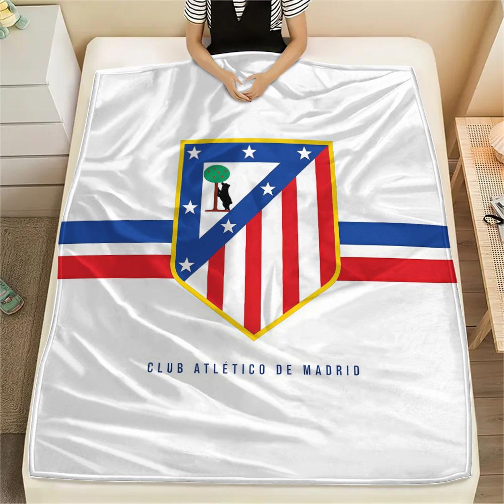 Club Atletico de Madrid Flannel Blanket, High quality Comfortable for All Seasons, Home Decor, Warmth and Comfort
