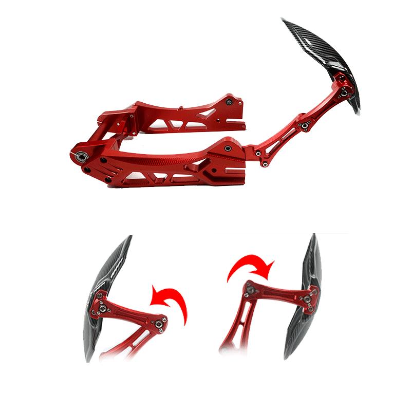 Pro N1S U+b M2 M3 NGT Univerzální kryt zadního kola na motocykl Univerzální kryt proti stříkající vodě Tlustý CNC blatník Vhodné pro