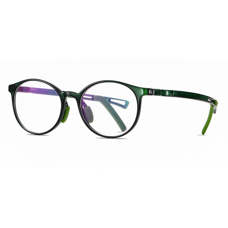 Kids Anti Blue Light Glasses for Children Boys Girls Transparent Round Frame Clear Lens Computer Phone Eyewear