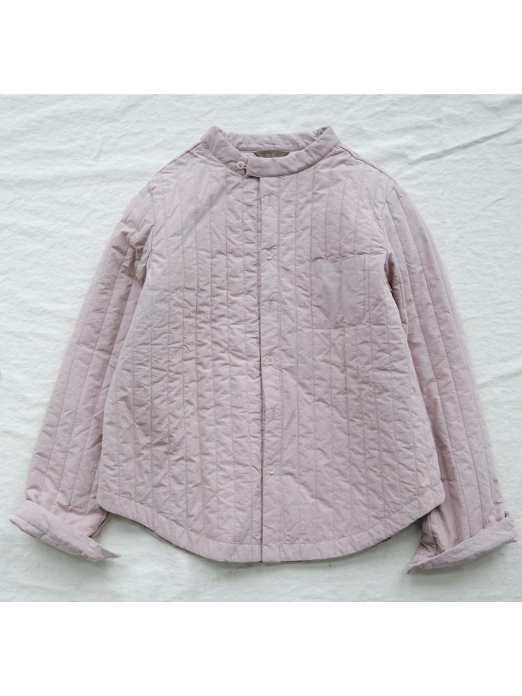 Johnature Neformální límec bavlněné oblečení pro ženy jarní móda jednobarevné bavlněné oblečení s jedním nádechem