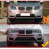 Akcesoria samochodowe Pokrywa zderzaka przedniego i tylnego Nakładka na osłonę spryskiwacza reflektora Do BMW X3 F25 LCI Wersja zwykła 2014 2015 2016 2017
