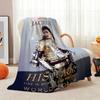 Michael Jackson History World Tour Flannel Printed Blanket Cozy Comfortable Throw Blanket For Bedroom Sofa Bed Party Decor New Year Gift