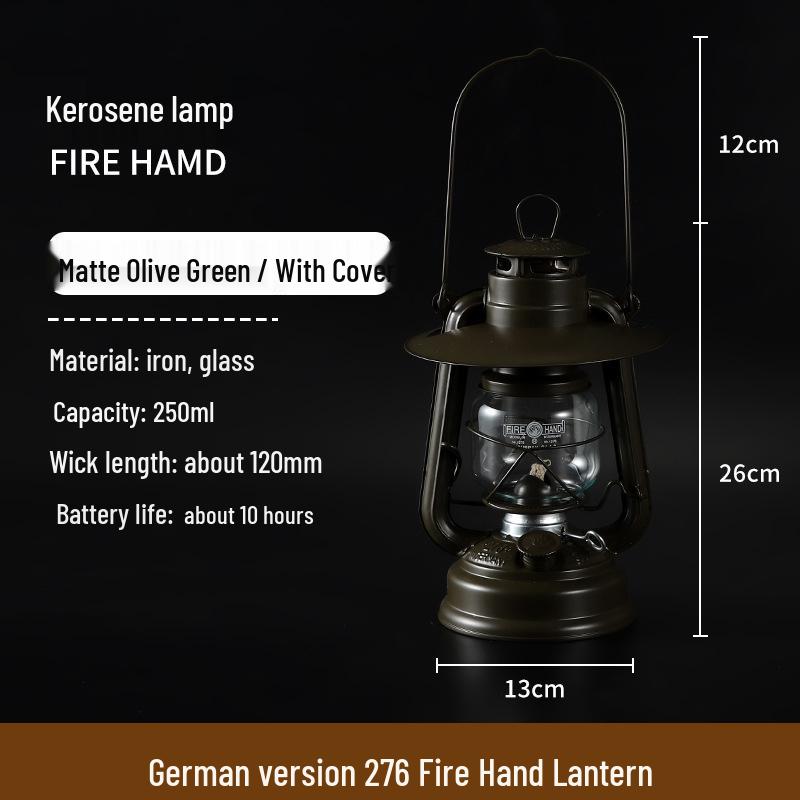 Cross 276 Retro Kerosene Camping Lantern: Outdoor Tent Atmosphere Light