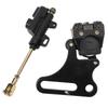 Rear Brake Assembly Master Hydraulic Cylinder Caliper with Disc Brake Pad Coolster 15mm Wheel Axle For SSR 125cc 110cc