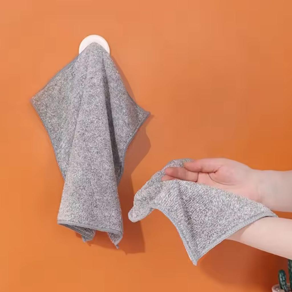 5pcs-Cleaning cloth Microfiber cleaning cloth can be reused, washable and dust-free cloth, portable and durable.