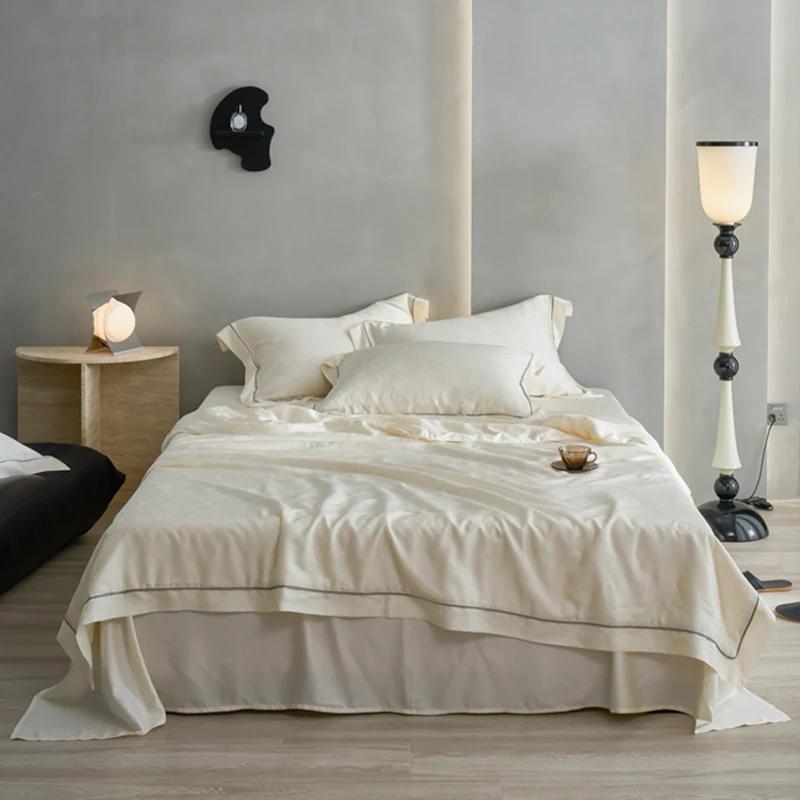 Ultra-high-end 100% Lyocell Jacquard Summer Blanket Set or 1 Pcs Natural Plant Fabric Cooling Quilt Mulberry Silk Fill Comforter