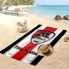 Asciugamano da Spiaggia Personalizzato Stampato AZ Alkmaar Logo Calcio Supporto Nome Personalizzato Testo Asciugamano Assorbente Per Sport Viaggio Regalo Speciale