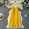 Women French Fashion Single Breasted V Neck Long Dress With Belt Summer Autumn Elegant Print A-line Robe Female Holiday Clothes