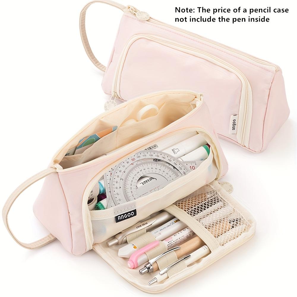Large‑Capacity Multifunctional Pencil Case, Portable Stationery Storage Pouch for School & Office Supplies
