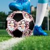 Soccer Ball Colorful Machine Stitched PVC Size 5 Team Training Competition Ready Durable High-Bounce Cool Sports Gift