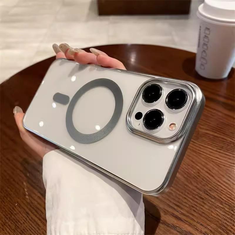 Applicable To Apple 15 Matte PC Phone Case 14 Magnetic Wireless Charging 13 Simple and Atmospheric 12 Advanced Anti Fall Protection Case