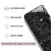 Creative Mechanical Circuit Board Pattern Glass Phone Case for Samsung Galaxy S25 Ultra S24 S23 Plus S22 S21 S20 FE A56 5G Cover