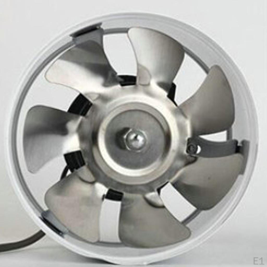 6 Inch 40W Booster Fan Inline Duct Vent Blower for Exhaust and Intake Wall