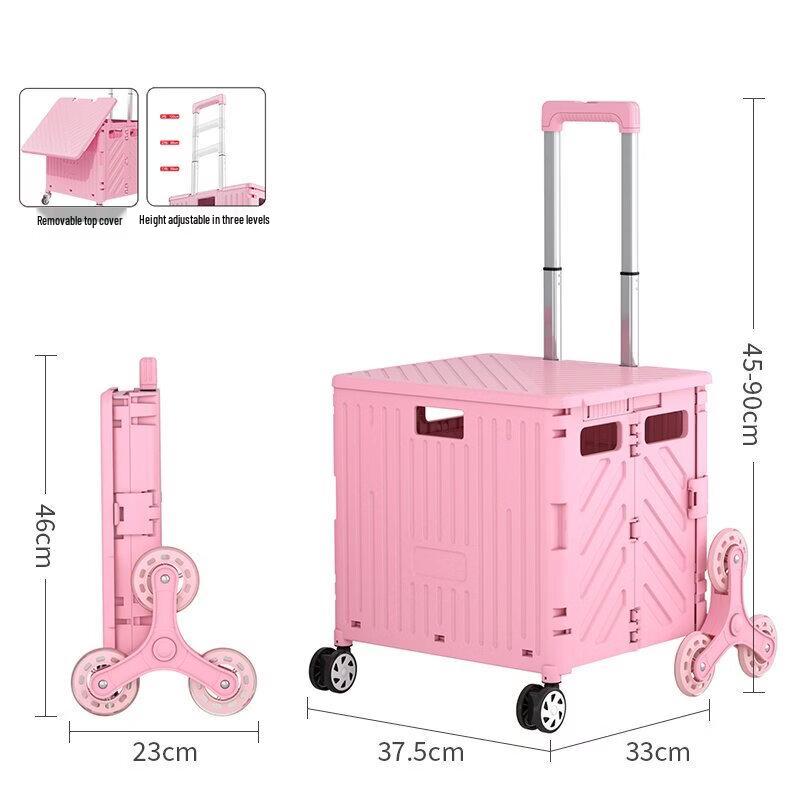 Folding Stair-Climbing Cart