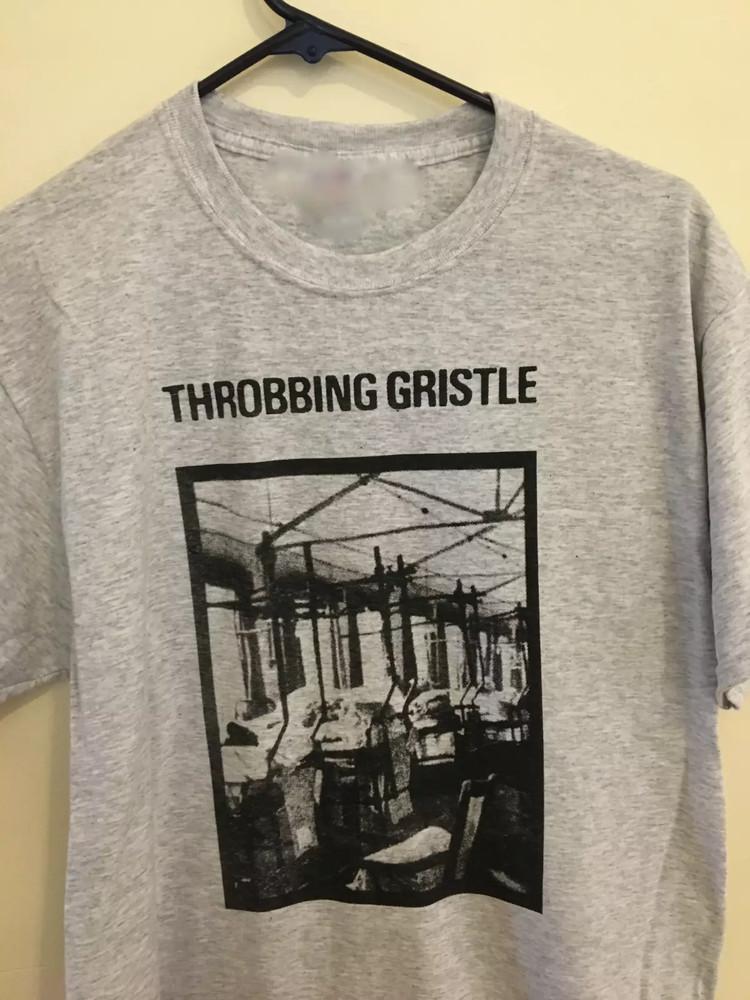 Throbbing Gristle Tung Bomull Sportgrå S-4XL Unisex Klassisk Skjorta Unisex T-shirt