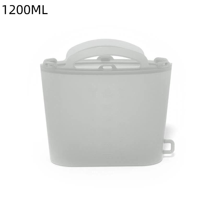 Saco Congelador 1000 1200 1500Ml Auto Selante À Prova de Vazamento Reutilizável Saco para Conservar Fresco Para Piquenique Refrigeração de Alimentos