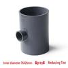 Gomito Riduttore in PVC - Raccordi per Tubi Acque Grigie, Opzioni di Diametro Multiplo: 25, 32, 40, 50, 63, 75, 90, 110