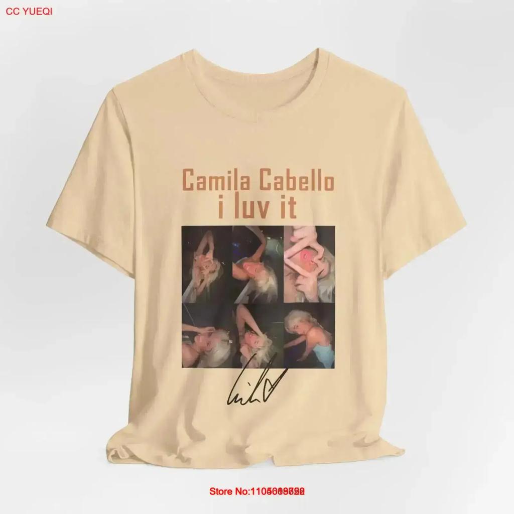 I Luv It Camila Cabello 2024 T Shirt Vintage Streetwear Breathable Graphic Homme Versatile Stretched Soft Slightly