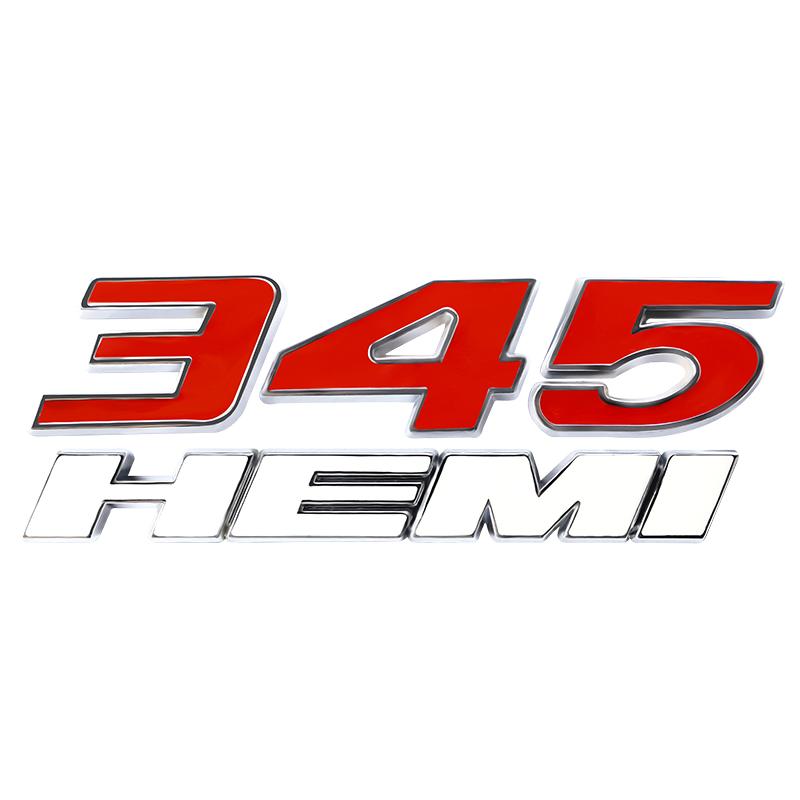 1 buc Autocolante Metalice 3D Portbagaj Mașină Emblema 345 392 HEMI Insignă Pentru Dodge Challenger Ram Charger Caliber Journey Caravan Chrysler Dart