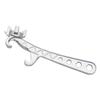Paint Pail Cap Opener Tool Metal Body with Toothed Grip Head, Long Handle Control and Handle Openings for Drum Access and Shop Care