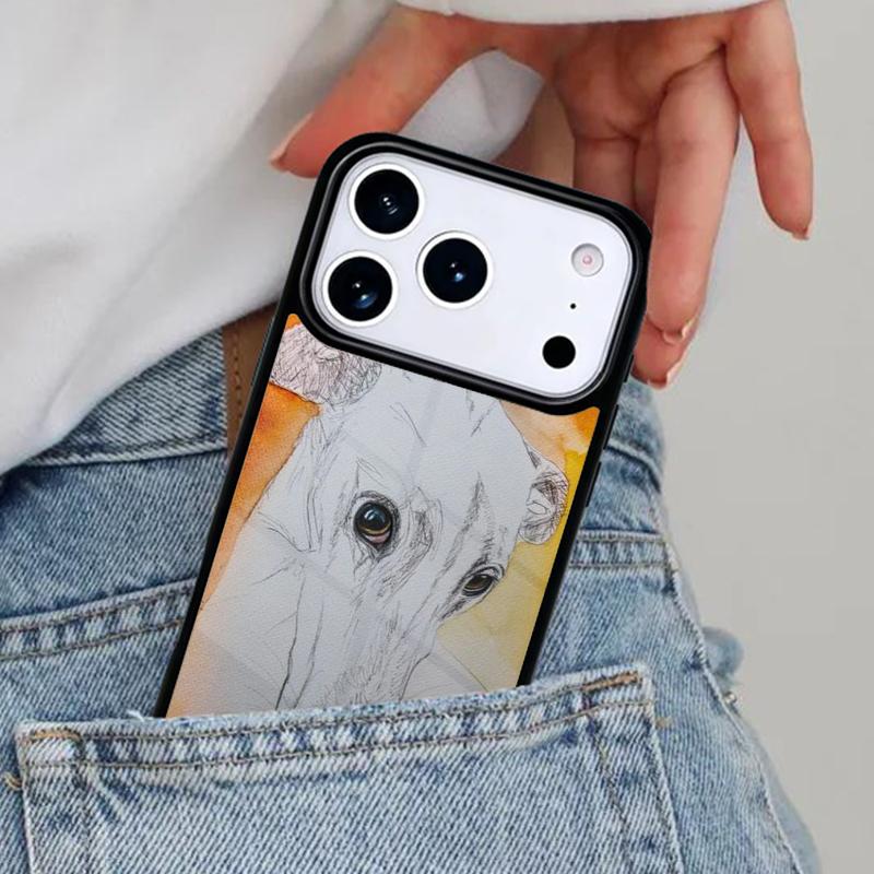 Galgo Greyhound Dog Phone Case for iPhone 16e 15 14 13 12 17 Pro Max Plus Air 17pro Cover Coque