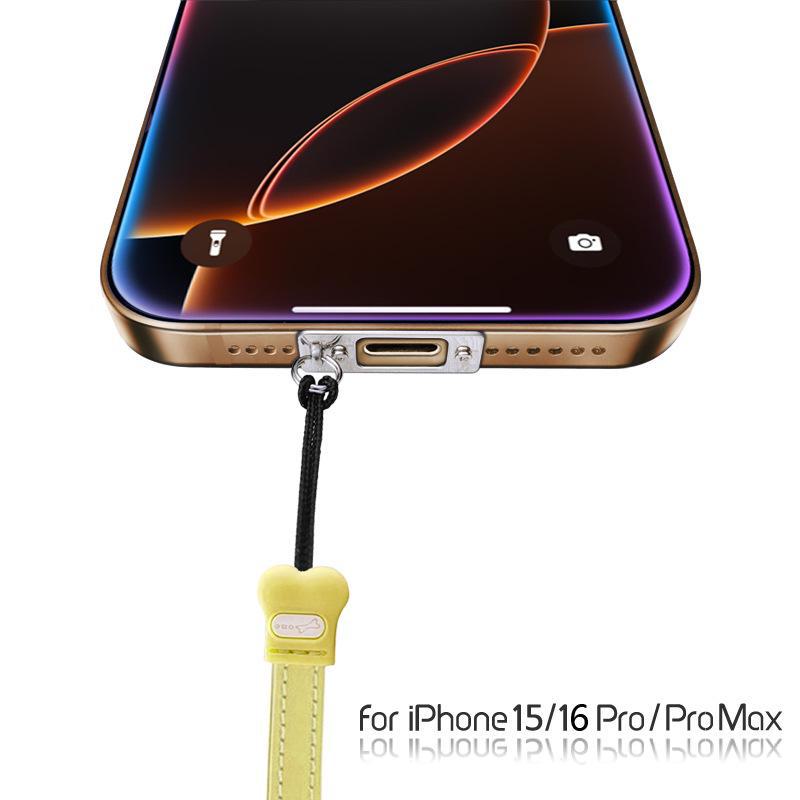 

Металлический крючок для шнурка для iPhone 15-11, приспособление для подвешивания на шею для легкого доступа.