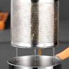 2 In 1 Oil Strainer Pot Stainless Steel Deep Fryer With Basket For Home Use Large Capacity Oil Filter Pot Deep Fat Fryer Pot