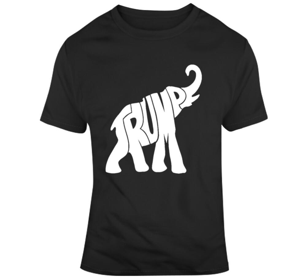 President Trump T Shirt Republican Elephant TShirt Political 2024 Maga T-Shirt S