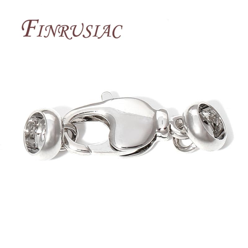 1-5Pcs/Lot 18K Real Gold Plated Lobster Clasp For Jewelry,Fasteners For Bracelets,Necklace Clasps DIY Findings Accessories