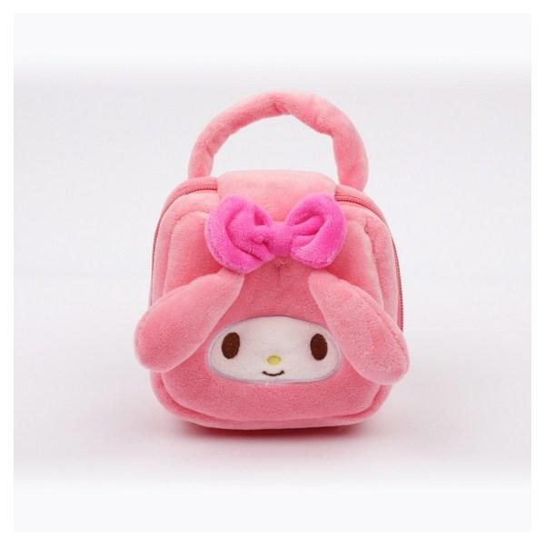 

Симпатичная, маленькая, квадратная сумка My Melody с ручкой в ​​виде символов Sanrio.