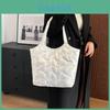 Trendy Women's Large Capacity Shoulder Tote Bag Chic And Fashionable Available In Black Silver Green Gold White