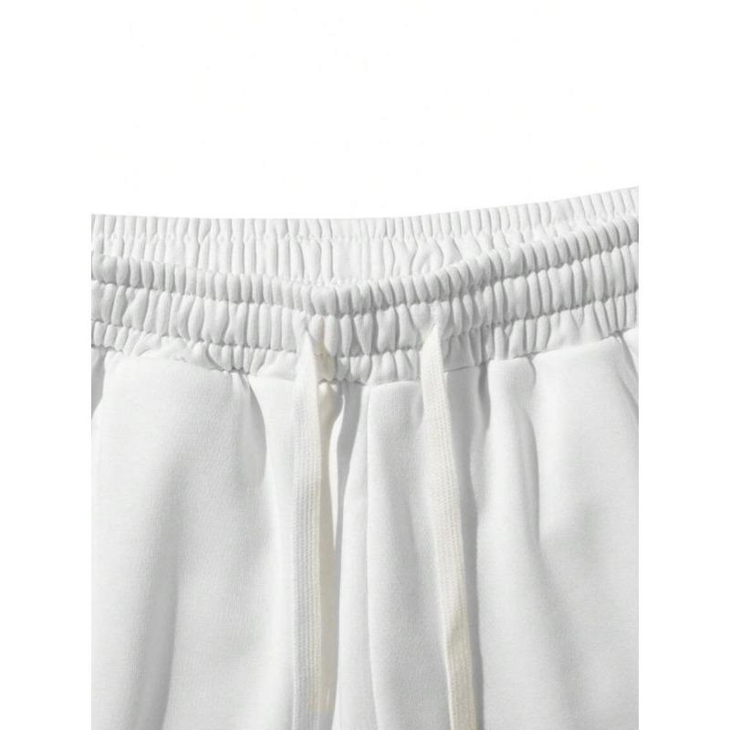 Pantaloni Sportivi Larghi a Gamba Larga con Coulisse, Stampa Gotica Scura, Vestibilità Slim, Unisex