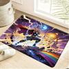 Marvel 1pc Cartoon Printed Floor Mat, Spider-Man and Hulk Dynamic City Nightscape Pattern, Easy to Clean, Suitable for Home En