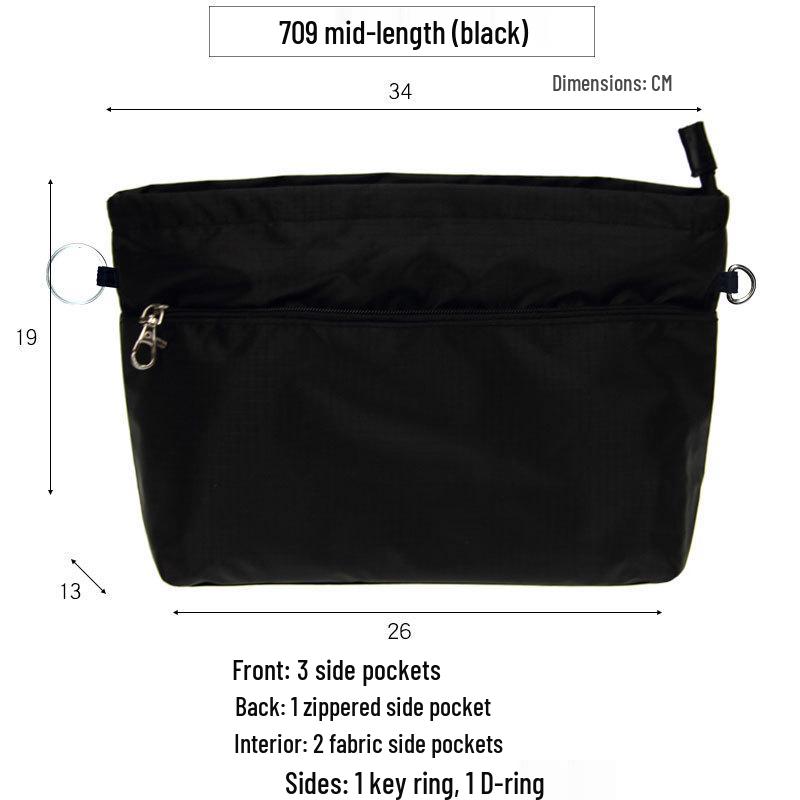 

Waterproof Double-Layer Oxford Cloth Large Capacity Makeup Bag with Inner Storage