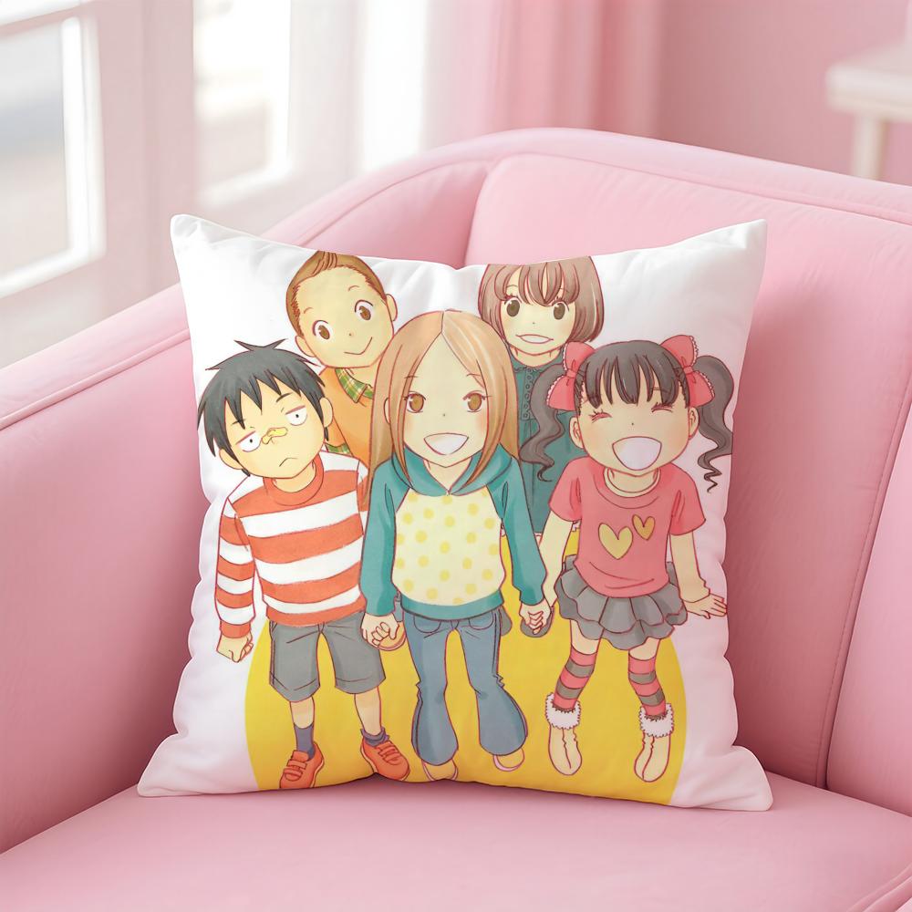 Cute Heartwarming Anime BBunny Drop Cushion Cover Pillowcase Short Plush Invisible zipper Room Sofa Cushion Cover