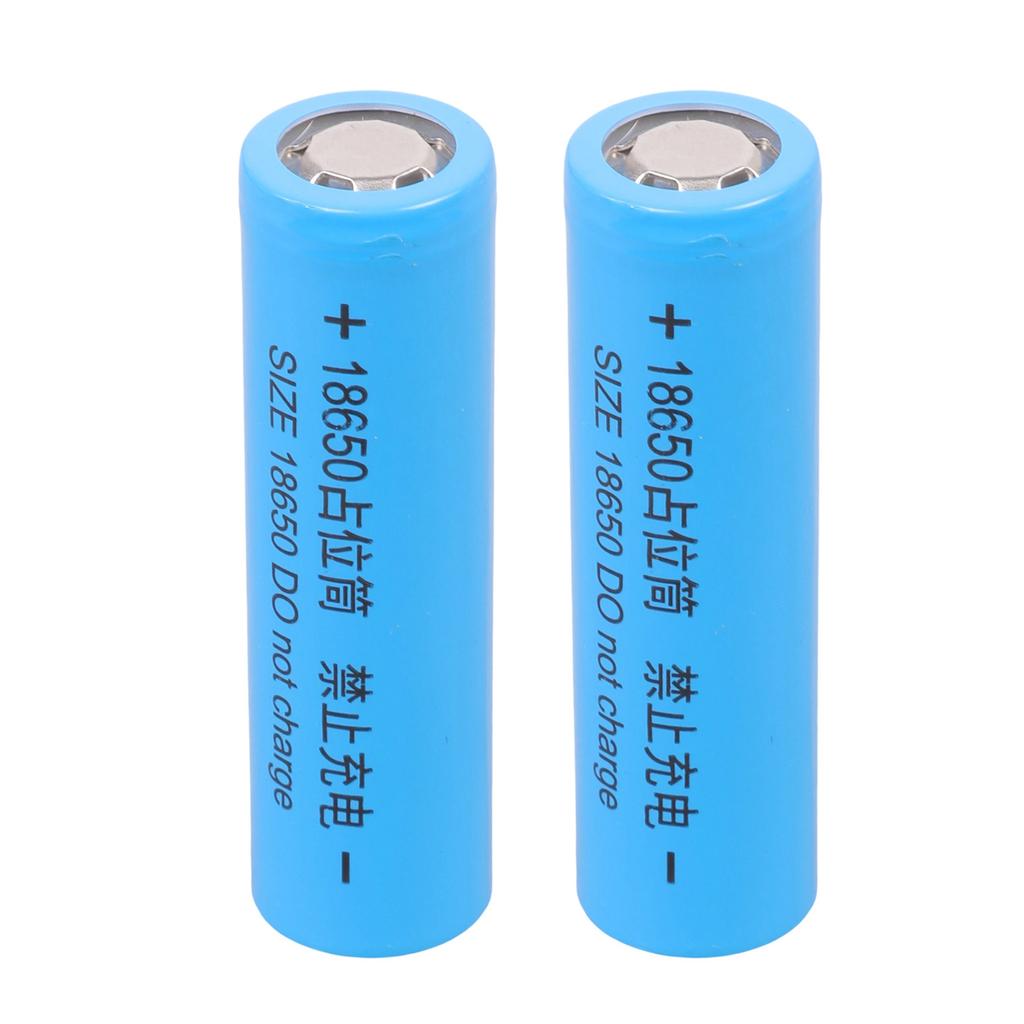 2-Unit 18650 Battery Setup Shell Conductive Shortcircuit Battery Placehold 0V for Industrial Skill Development Training