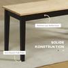 102 cm Wood Dining Bench for 2 People, Wooden Bench for Kitchen, Dining Room, Entryway, Black