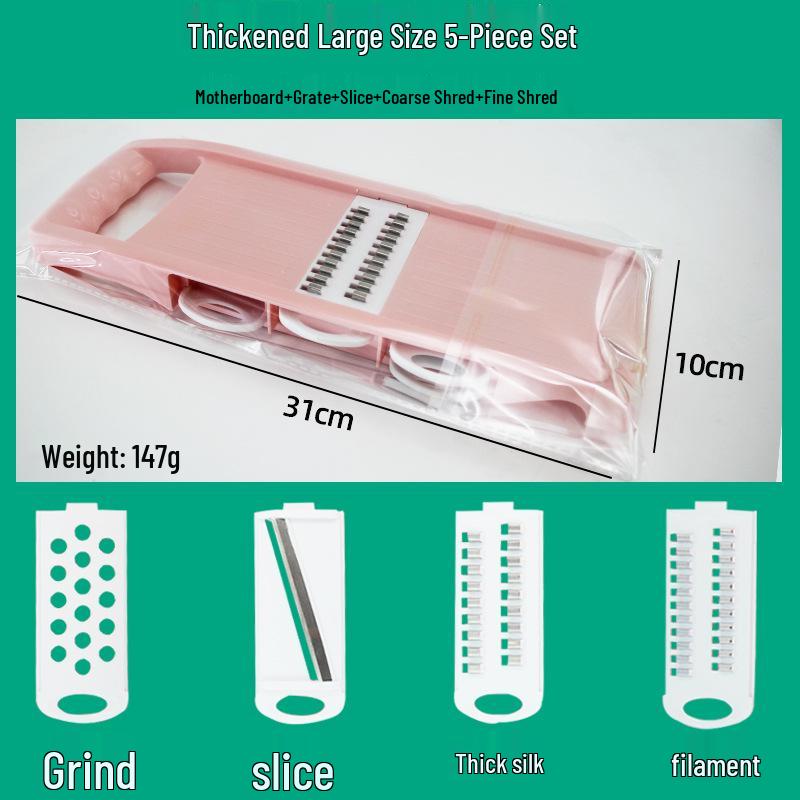 Stainless Steel Multifunctional Vegetable Cutter & Grater for Beginners