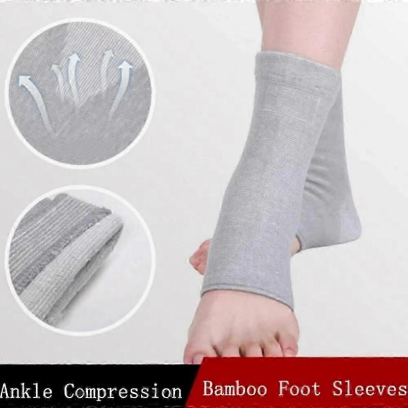 Onecompression Bamboo Foot Sleeves, Breathable Support Socks for Foot Pain Relief, Unisex One Size Fits Most