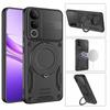 Phone Case for Vivo V50 Lite 5G/V50 Lite 4G Magnetic Case Shockproof TPU + PC Phone Back Cover with Kickstand