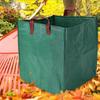 Garden Trash Bag Square Heavy Duty Garden Garbage Bag PP Woven Bag Reusable Large Street Lawn Pool Leaf Waste Compost Bag Bucket