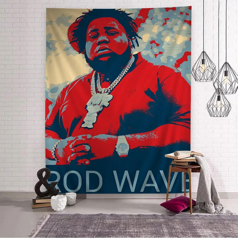 Rod Wave Singer Anime Chart Tapestry Bohemian Wall Tapestries Mandala Wall Art Decor