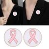 10Pcs Cancer Awareness Ribbon Pin Awareness Brooch Decorative Metal Lapel Pins For Clothing Bag Hat Costume Decoration