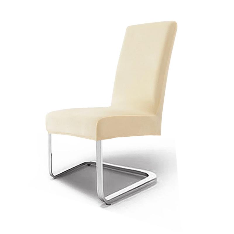 Thickened Silver Fox Fleece Chair Cover Swan Fleece Elastic Home Hotel Dining Chair Dust Cover Chair Cover High Sense