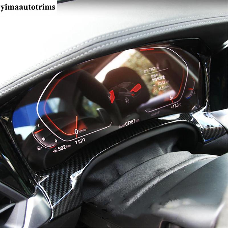 Head Lamp Handle Bowl Dashboard Gear Box Panel Cover Kit Trim ABS Carbon Fiber Look Accessories For BMW 3 Series G20  - 2024