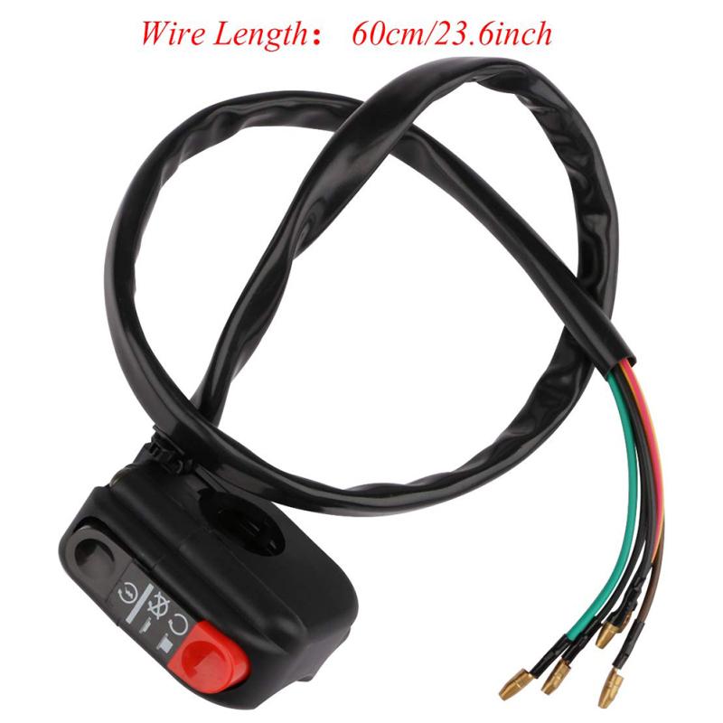 Robuster Wasserdichter Zündschalter Startschalter Aus-Schalter Druckknopf Ein/Aus-Schalter Universal 22 mm Für Die Meisten