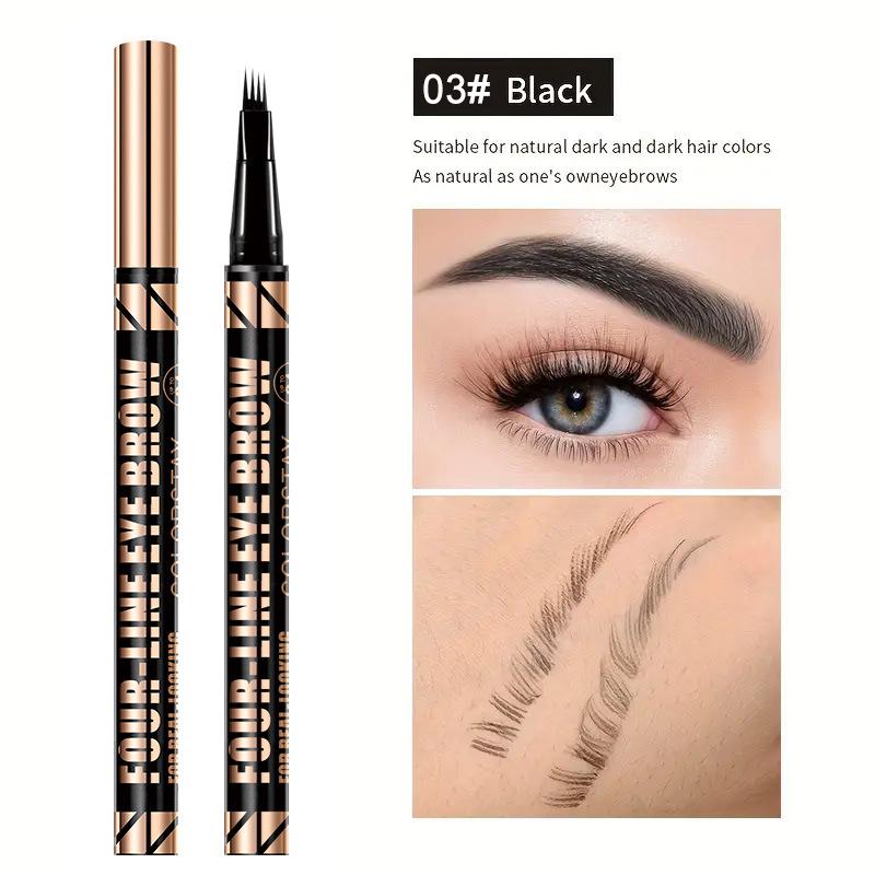 Waterproof Dual-Ended Eyebrow Pencil: Long-Lasting, Cross-Border Authorized, Hot Seller 1ml